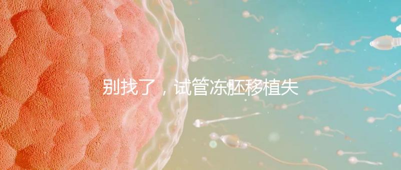 別找了，試管凍胚移植失敗的10大原因全在這里！