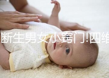 判斷生男女小竅門!四維彩超看胎兒性別方法分享