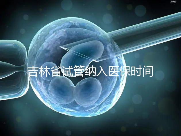 吉林省試管納入醫保時間未定別灰心，助孕補助政策了解下