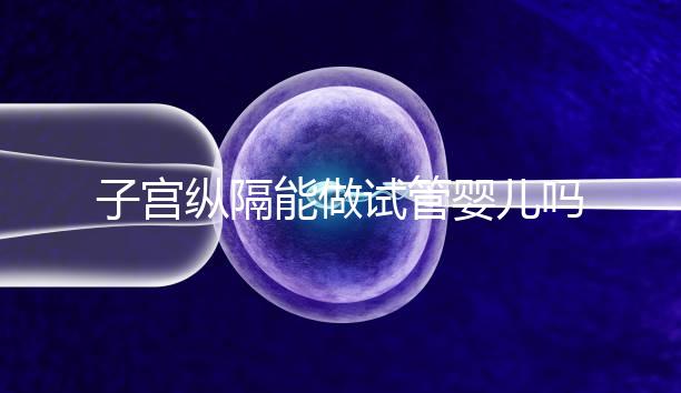 子宮縱隔能做試管嬰兒嗎？妊娠成功率給你最終答案