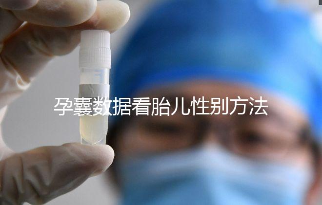 孕囊數據看胎兒性別方法,尺寸兩大一小是男孩瞎扯