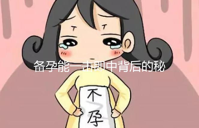 備孕能一擊即中背后的秘密？你要長期做到這6點！