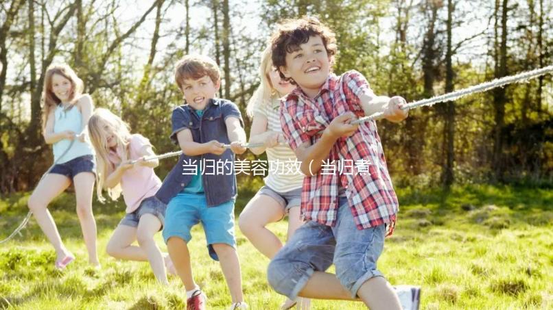 當歸的美容功效（當歸煮水祛斑的方法）