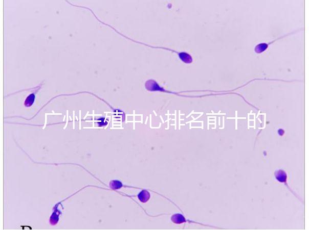 廣州生殖中心排名前十的醫(yī)院列舉，權(quán)威醫(yī)療機(jī)構(gòu)都在這