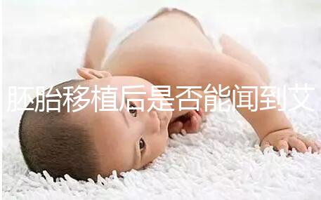 胚胎移植后是否能聞到艾灸的味道，這是否會影響一篇文章